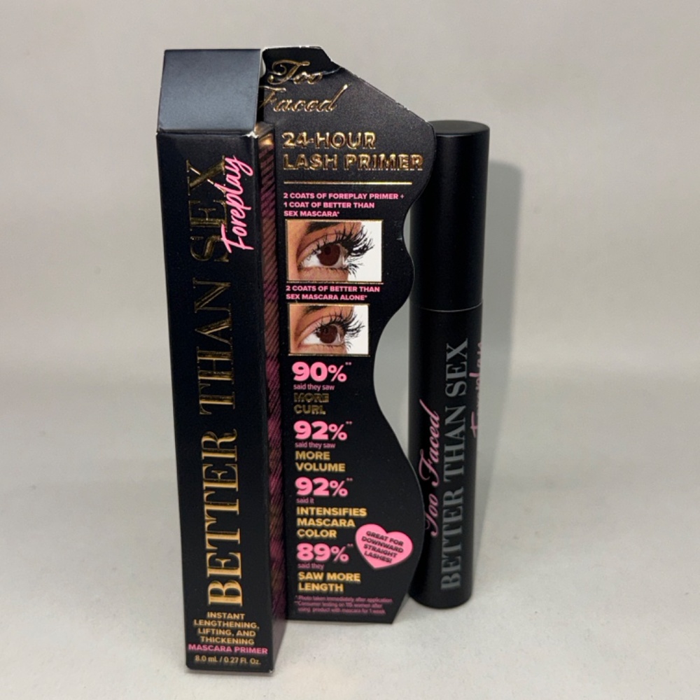 Too Faced Better Than Sex Foreplay Mascara Primer - Black